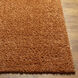 Deluxe Shag 87 X 63 inch Rust Rug, Rectangle