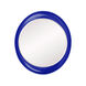 Ellipse 39 X 35 inch Glossy Royal Blue Wall Mirror