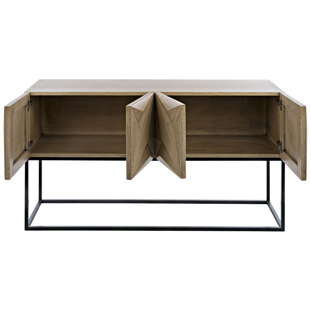 Zurich 60 X 19 inch Bleached Walnut Console