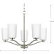 Adley 5 Light 22.87 inch Brushed Nickel Chandelier Ceiling Light 