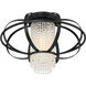 Idlewild 1 Light 20 inch Matte Black Flush Mount Ceiling Light