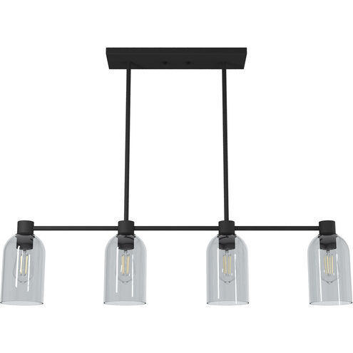 Lochemeade 4 Light 38 inch Natural Iron Linear Chandelier Ceiling Light