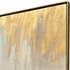 New Dream Blue and Beige and Metallic Canvas, The Studio