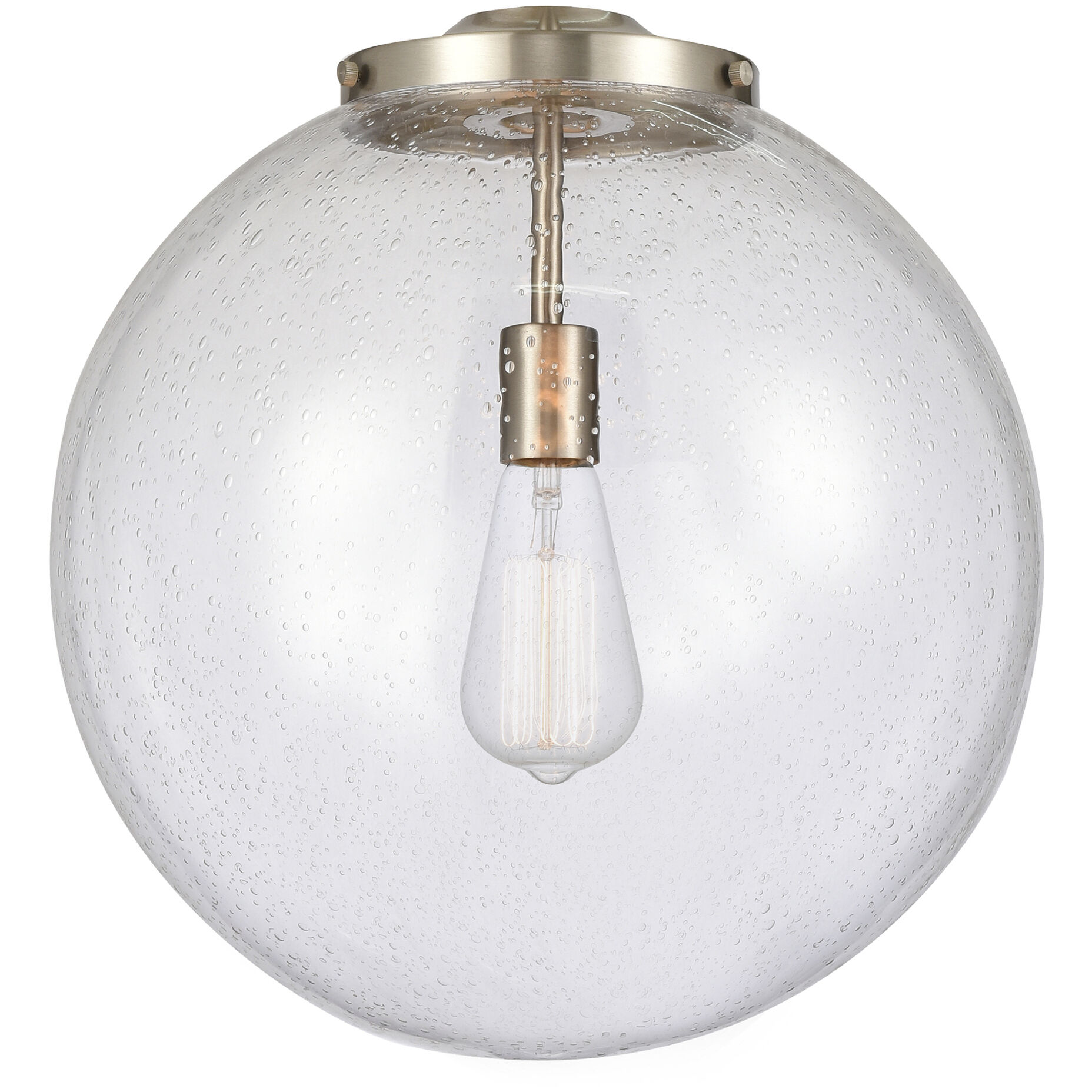 Franklin Restoration Beacon LED 16 inch Black Antique Brass Statement Pendant Ceiling Light in Seedy