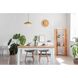 Delfina 1 Light 23.6 inch Black Pendant Ceiling Light in Ash/Ash, 24 in, WEP Collection