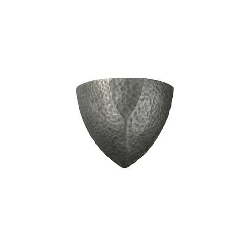 Ambiance LED 7 inch Hammered Pewter ADA Wall Sconce Wall Light