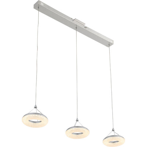 Orbit LED 8 inch Chrome Mini Pendant Ceiling Light