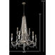 Barcelona 9 Light 34.5 inch Transcend Silver Chandelier Ceiling Light
