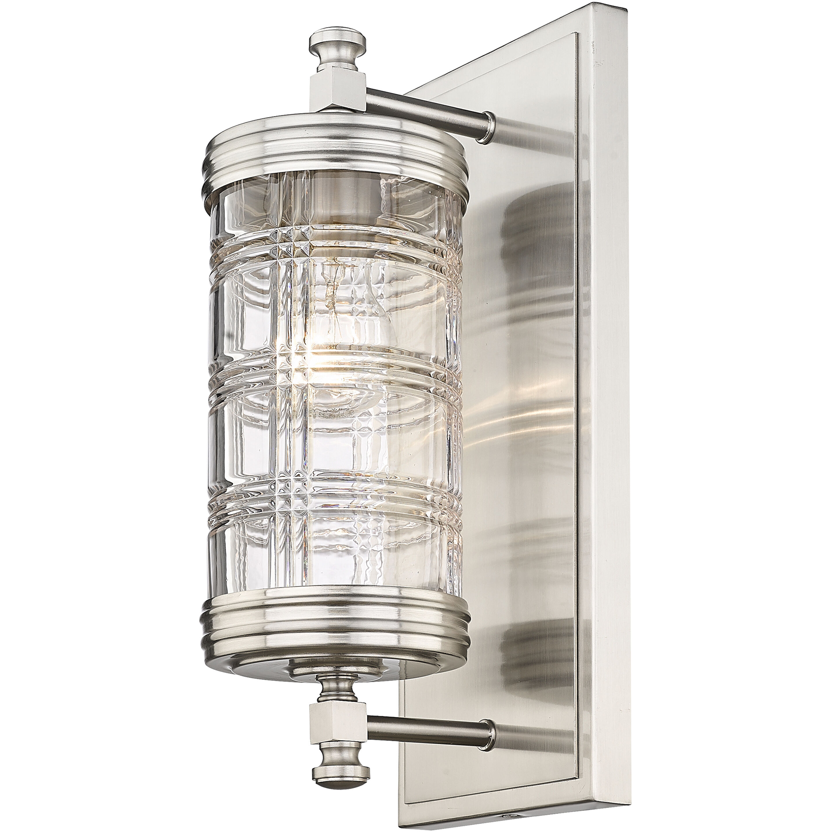 Archer 1 Light 6 inch Brushed Nickel Wall Sconce Wall Light