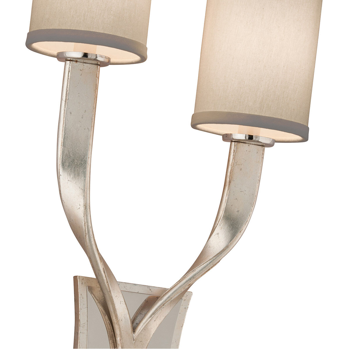 Roxy 2 Light 12 inch Modern Silver Wall Sconce Left Wall Light