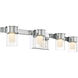 Herald Square LED 30 inch Chrome Bath Light Wall Light
