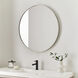 Cadre 30 X 30 inch Brushed Nickel Backlit Wall Mirror