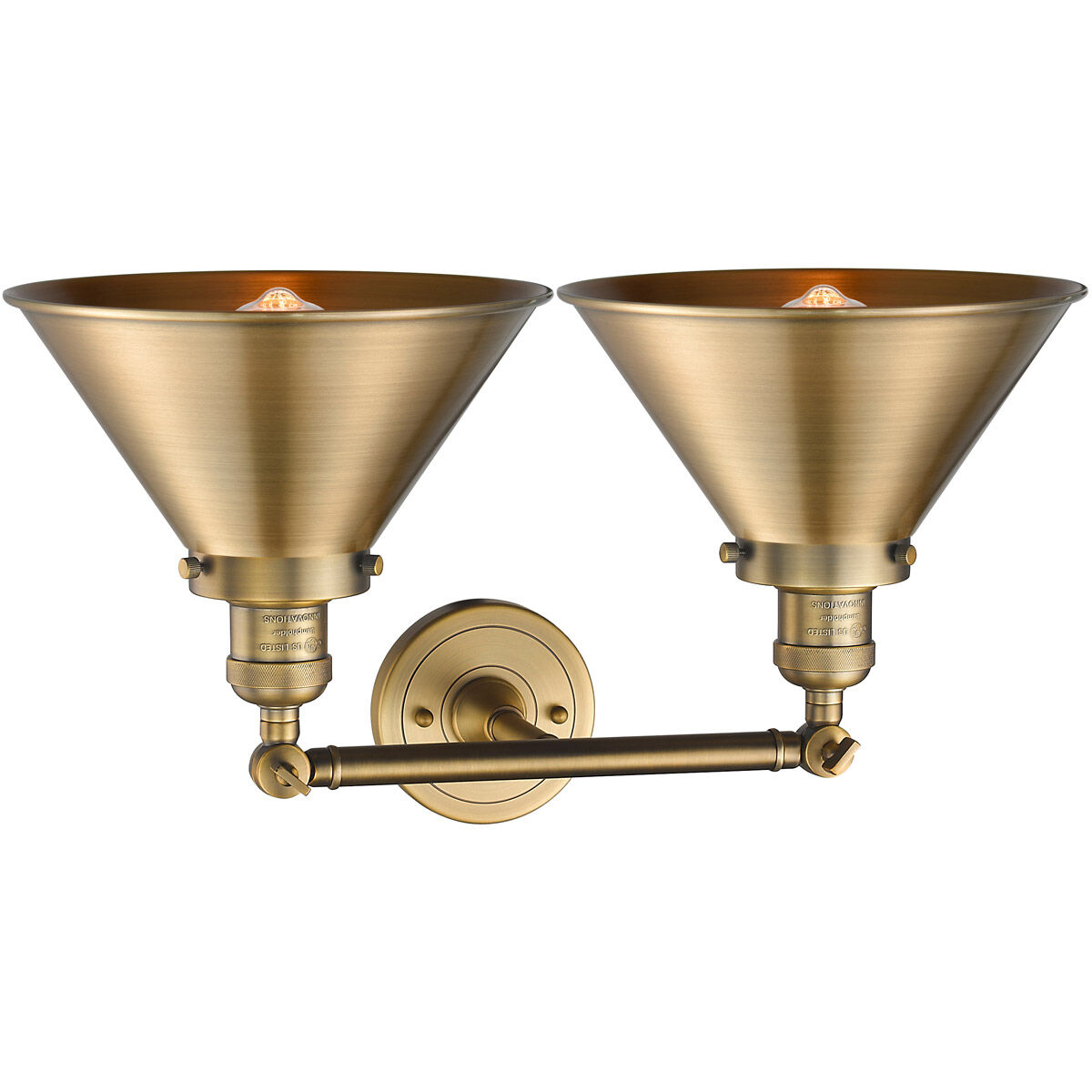 Franklin Restoration Briarcliff LED 19 inch Brushed Brass Bath Vanity Light Wall Light, Franklin Restoration