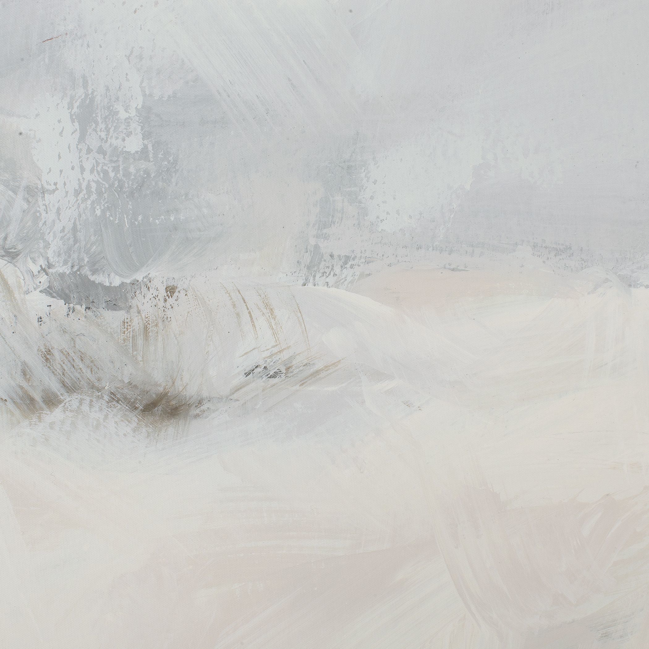 Simple Serenity Neutrals and Brown and Pink Framed Abstract Art