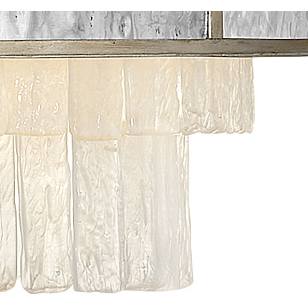 Reverie LED 20 inch Champagne Gold Chandelier Ceiling Light, Semi-Flush Mount