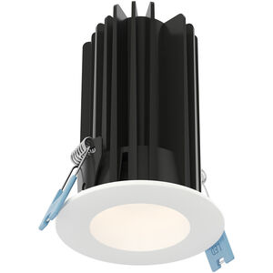 High-Powered Regressed LED White Recessed Downlight, 2-inch, Switch-Selectable CCT, IC Certification