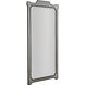 Chantel 77.75 X 37 inch Clean Mirror and Antique Mirror with Black Forged Iron Mirror