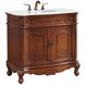 Danville 36 X 21 X 36 inch Teak Vanity Sink Set