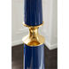 Jonathan Adler Versailles 68 inch 150 watt Navy Lacquer with Modern Brass Floor Lamp Portable Light in Navy With Matte Gold