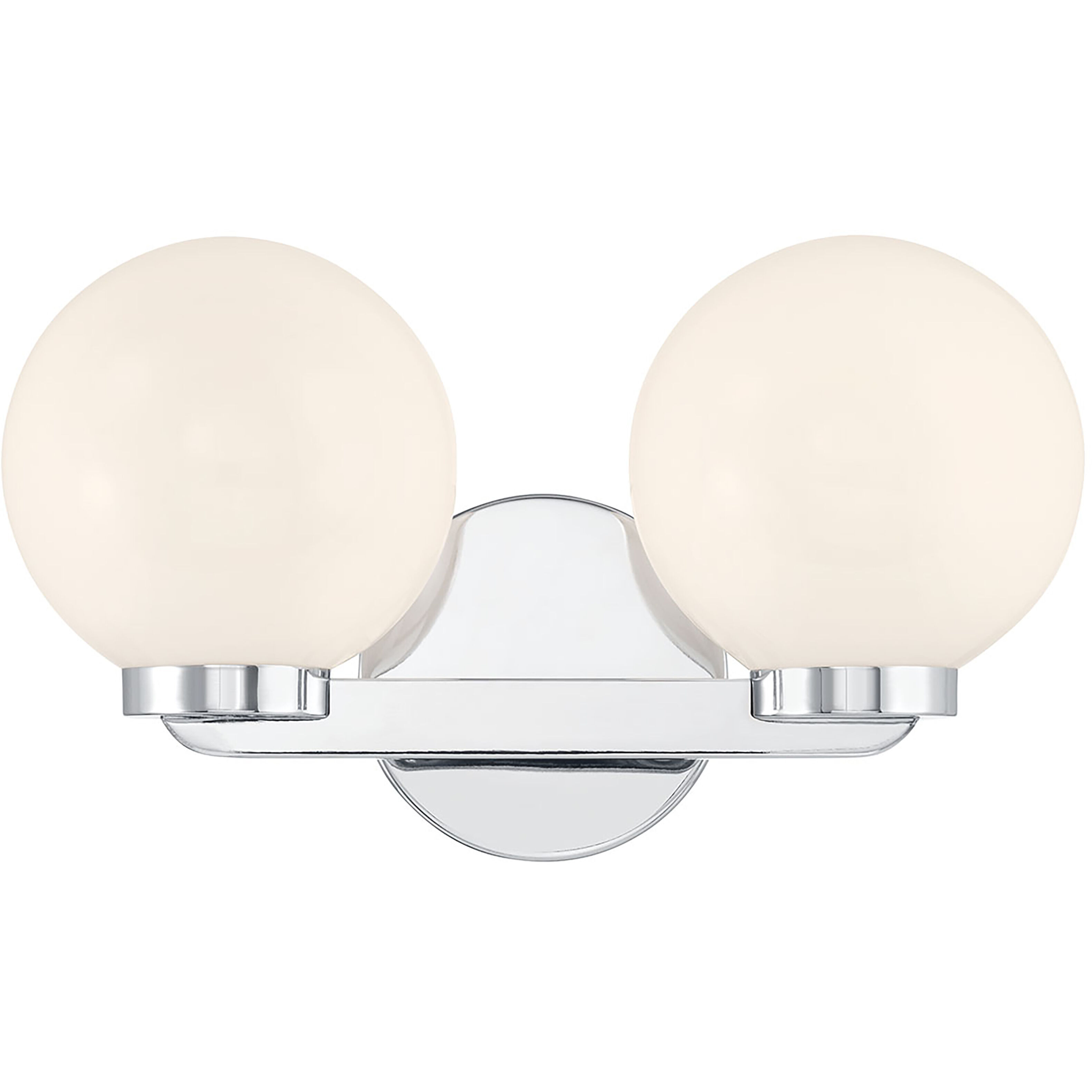 Ardeva 2 Light 14 inch Chrome Bathroom Vanity Light Wall Light