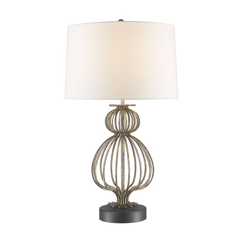 Lafitte 27.5 inch 100 watt Glazed Steel Table Lamp Portable Light, Gilded Nola