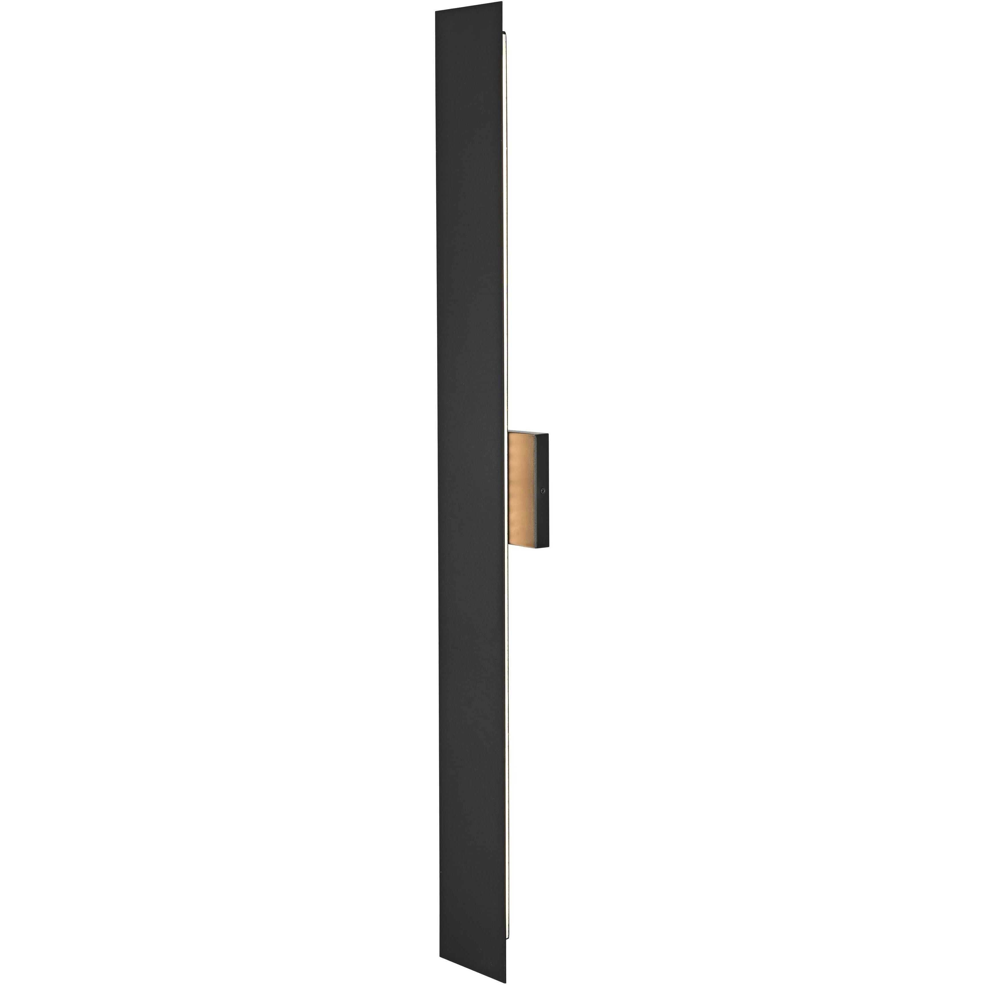 Waylen 2 Light 40 inch Black Outdoor Wall Sconce