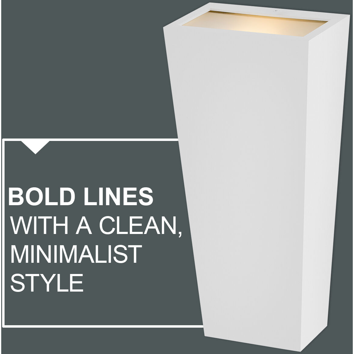 Coastal Elements Cruz LED 11 inch Textured White Outdoor Wall Mount Lantern