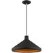 Allison 1 Light 15 inch Black Mini Pendant Ceiling Light