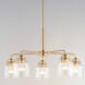 Acadia 5 Light 26 inch Heritage Single-Tier Chandelier Ceiling Light