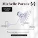 Matthews-Gerbar Michelle Parede 20 inch Gloss White Directional Wall Fan, Matthews-Gerbar
