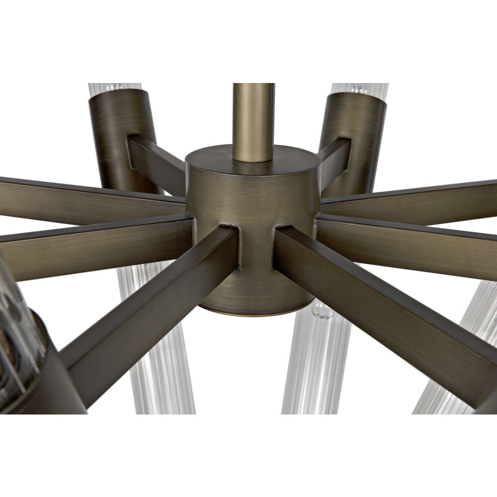 Moira 16 Light 16 inch Aged Brass Chandelier Ceiling Light