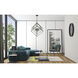 Euclid 6 Light 35.5 inch Matte Black Chandelier Ceiling Light