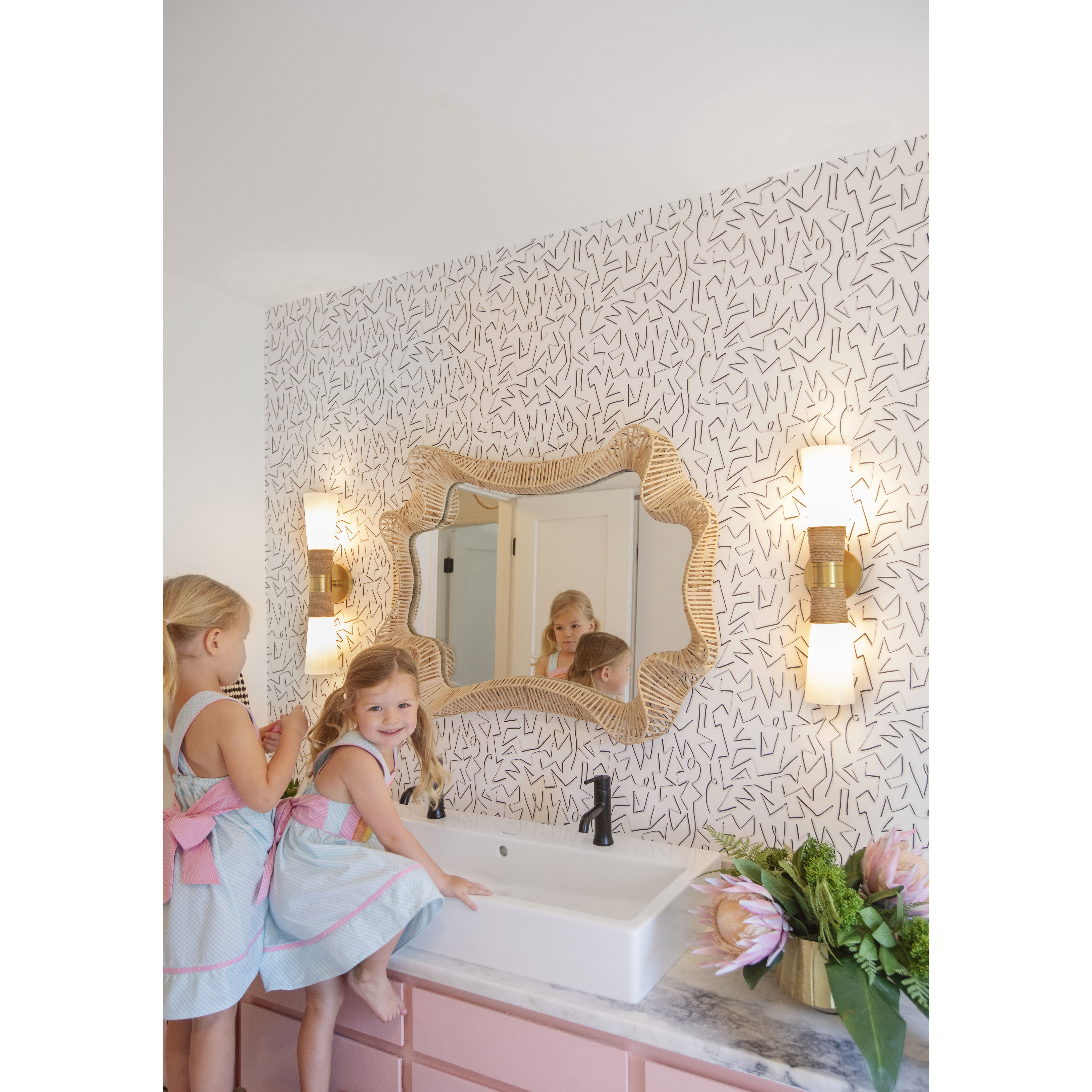 Mica 2 Light 4.75 inch Aged Brass Wall Sconce Wall Light