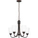 Seville 5 Light 21 inch Bronze Chandelier Ceiling Light