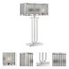 Celine 25 inch 60.00 watt Aged Silver Table Lamp Portable Light