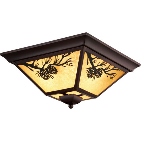 Douglas LED 14 inch Warm Bronze Outdoor Ceiling