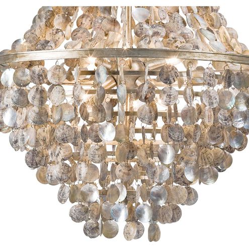 Capri 6 Light 25.5 inch Natural Chandelier Ceiling Light