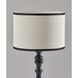Zeek 27.75 inch 100.00 watt Black Wood Table Lamp Portable Light