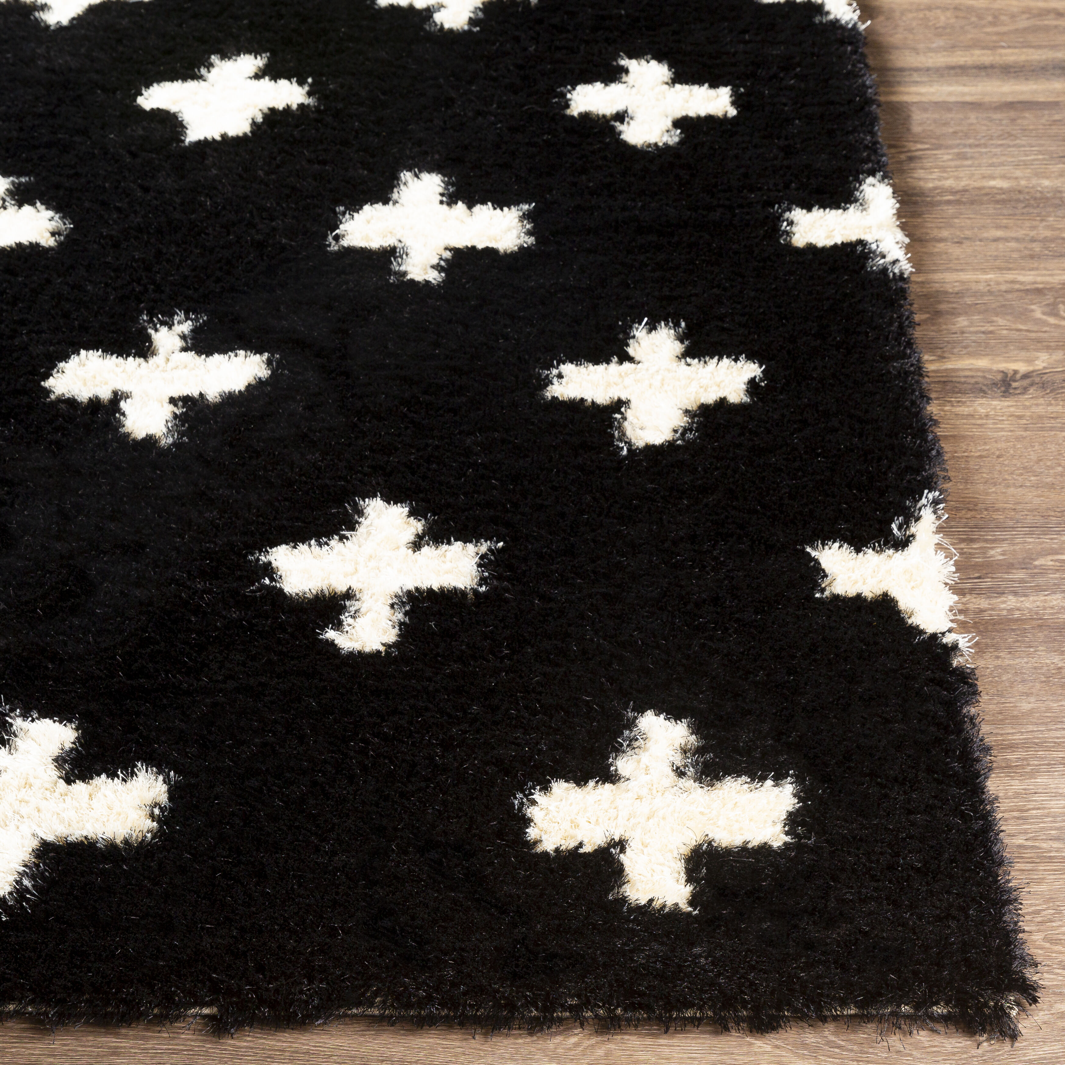 Gibraltar 36 X 24 inch Black Rug in 2 x 3, Rectangle