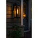 Heritage Sag Harbor Outdoor Wall Mount Lantern in Black, Non-LED