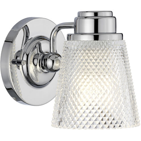 Hudson LED 5 inch Polished Chrome Bath Light Wall Light