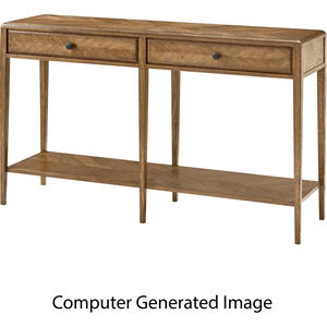 Nova 56.5 X 16 inch Dawn Console Table, Two Frieze Drawers