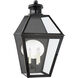 Chapman & Myers Stratford 3 Light 32.5 inch Blackened Copper Outdoor Wall Lantern, Large