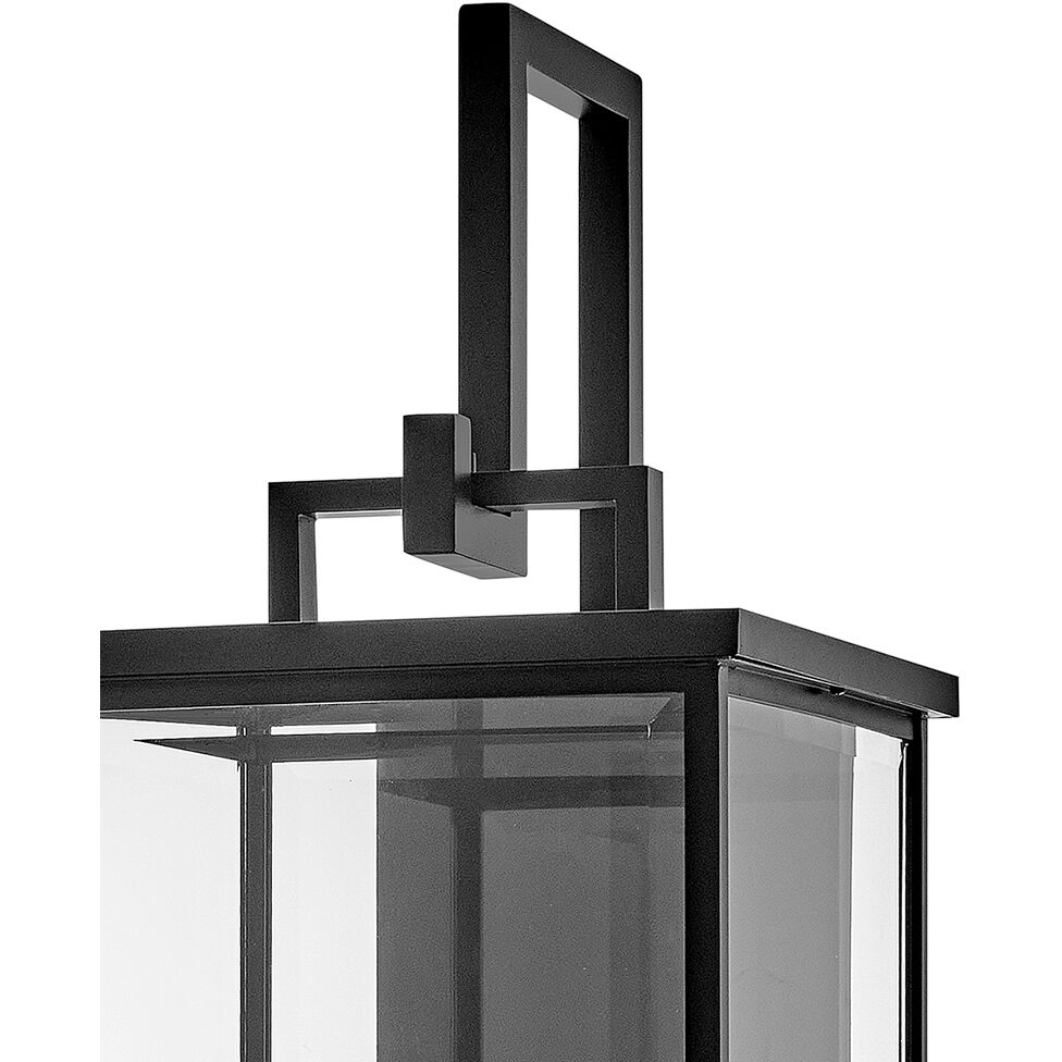 Estate Series Weymouth 4 Light 45.5 inch Black Outdoor Wall Mount