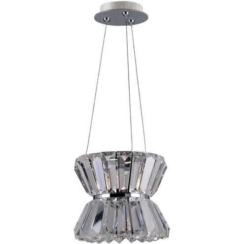 Armanno 1 Light 8 inch Chrome Mini Pendant Ceiling Light in Firenze Clear