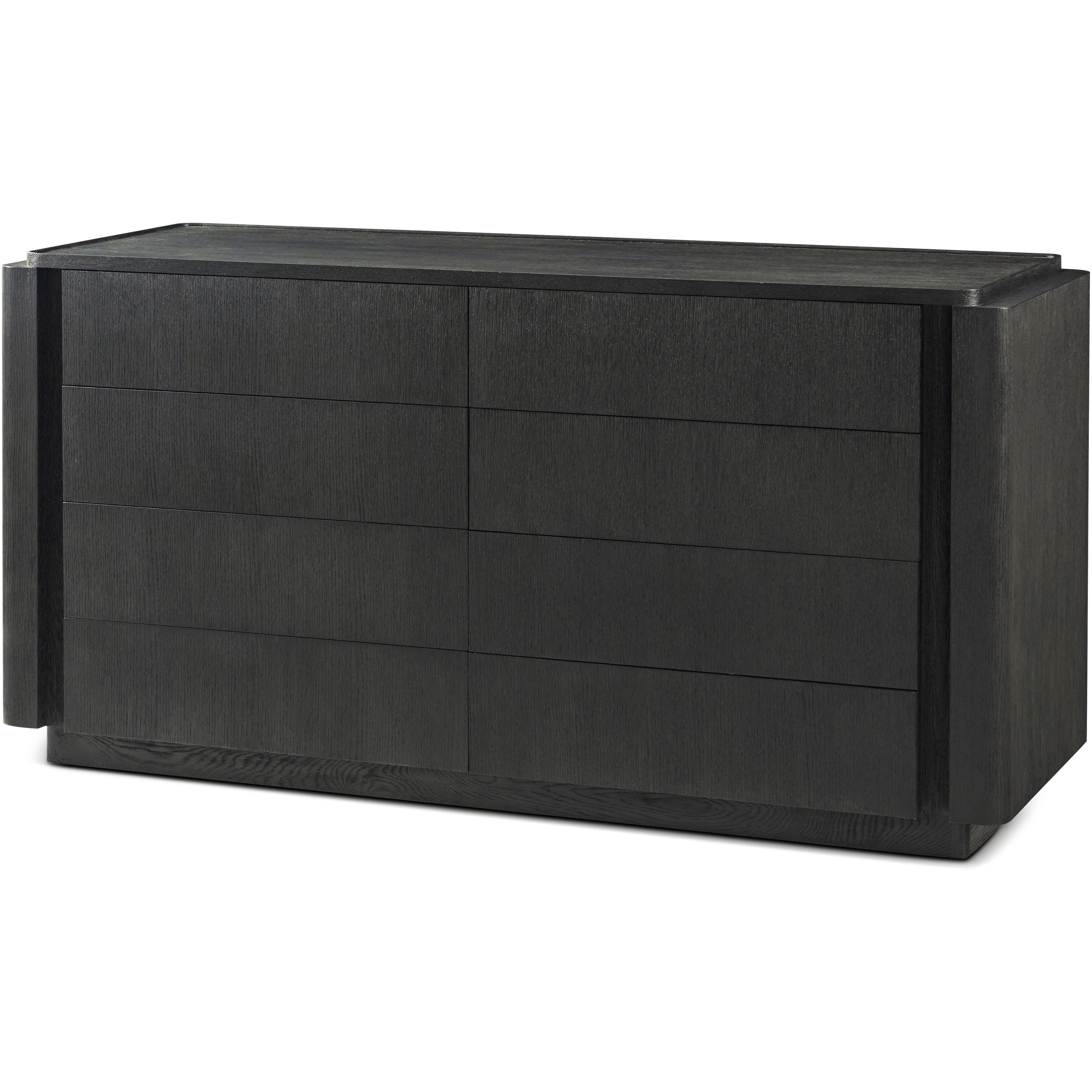 Repose Charcoal Oak Dresser, Wooden, 8-Drawer