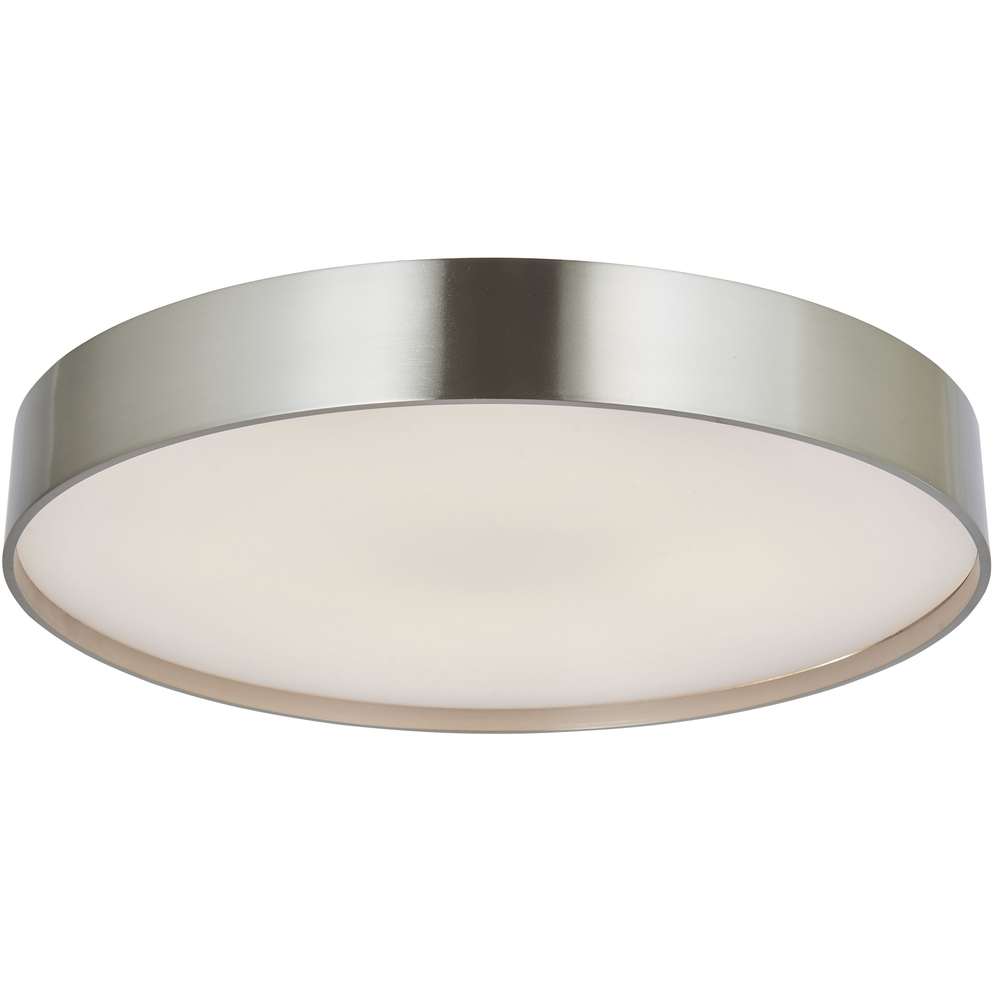 Snare LED 17 inch Brushed Nickel Flush Mount Ceiling Light