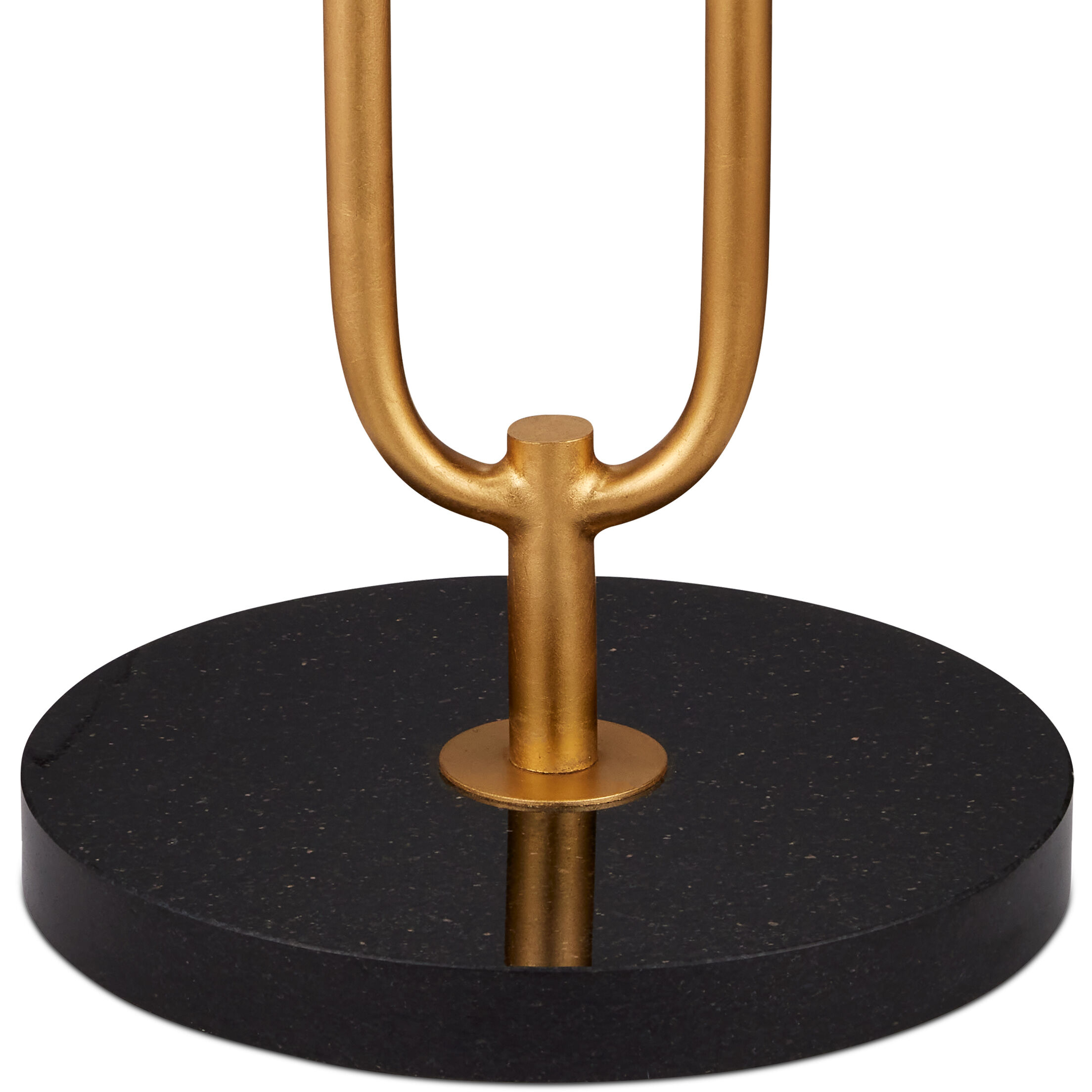 Glossary 66.5 inch 150 watt Contemporary Gold Leaf/Natural Floor Lamp Portable Light