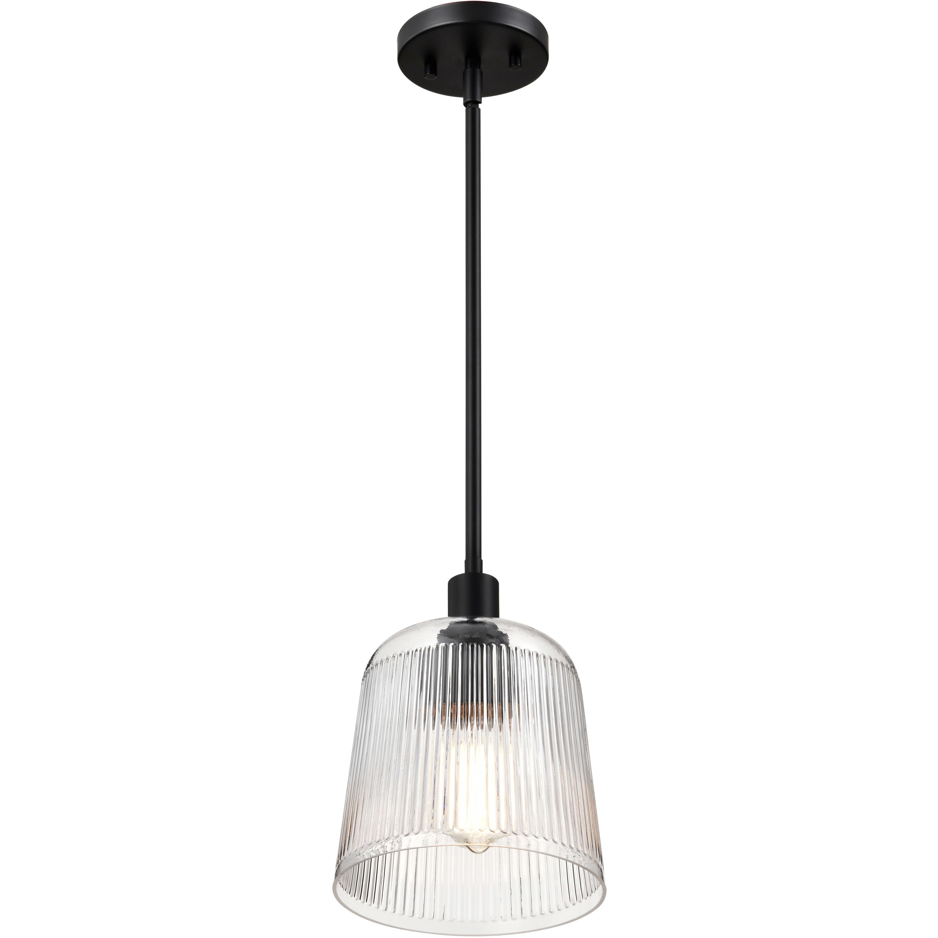 Grayson 8 inch Matte Black Pendant Ceiling Light