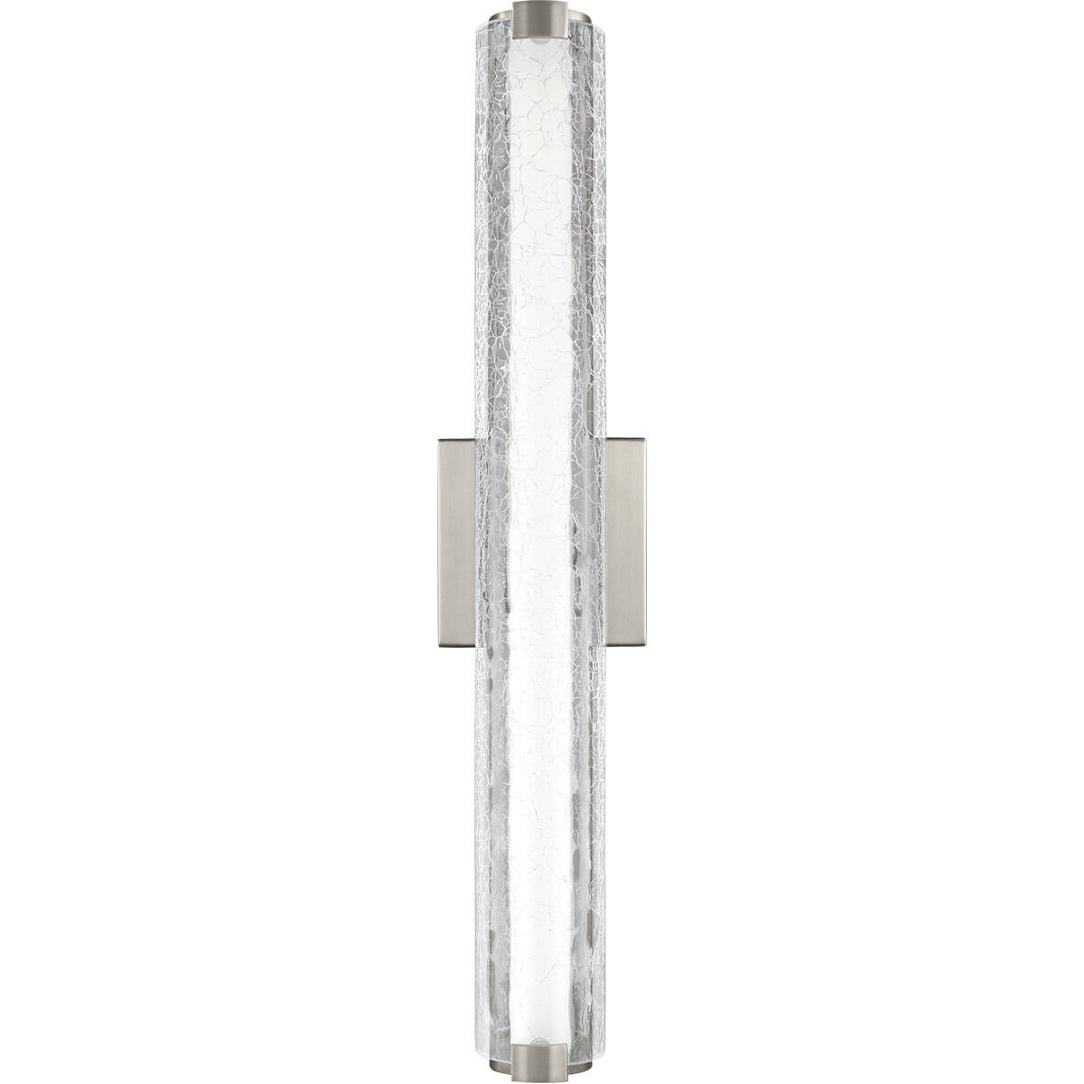 Sean Lavin Cutler LED 24 inch Satin Nickel Vanity Light Wall Light in Clear Crackle